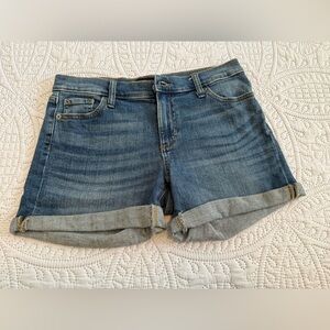 Banana Republic Blue Jean Shorts with Cuffed Hems